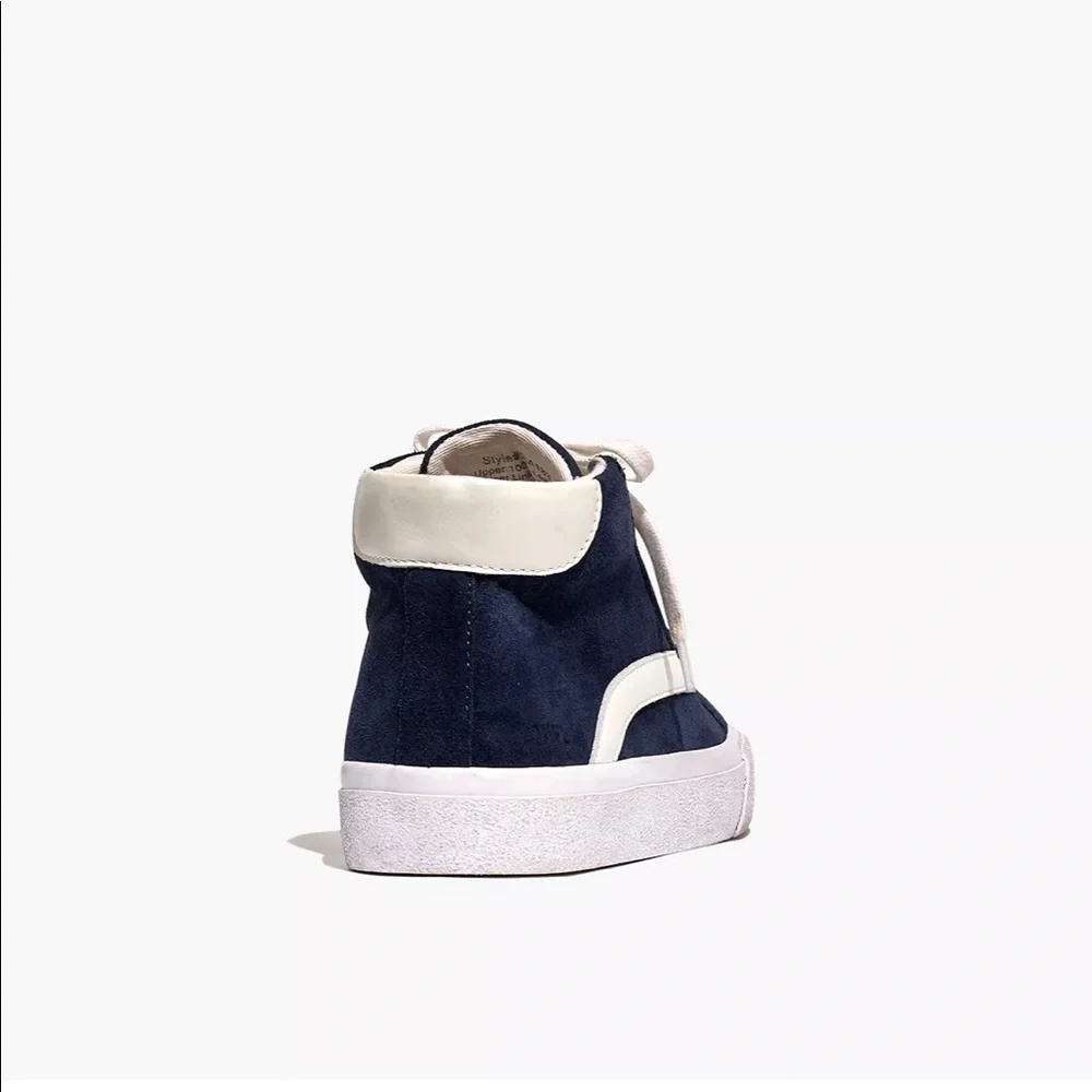 MADEWELL High-Top Sidewalk Sneakers in Suede - Picture 2 of 4